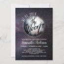 Search for purple moon baby shower invitations Outer space