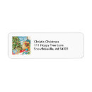 Search for bull dog return address labels Xmas