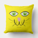 Search for funny cartoon cat cushions Kitty