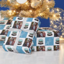 Search for village wrapping paper Blue