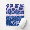Search for blue leopard print mousepads Chic