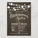 Search for rustic housewarming invitations Wood