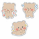 Search for cute cartoon bear stickers Kawaii animal