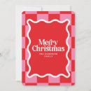 Search for round christmas cards Pink