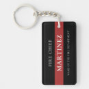 Search for fire department key rings Thin red line