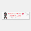 Search for diabetes bumper stickers Cure