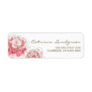 Search for flower garden return address labels Peony