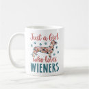 Search for funny sausage dog mugs Doxie