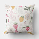 Search for fruit print cushions Strawberry