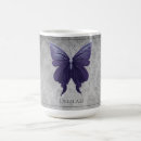 Search for purple butterfly mugs Vintage