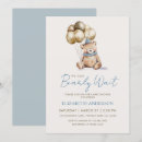 Search for blue gold baby shower invitations For kids
