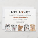 Search for dog pawty invitations Puppies