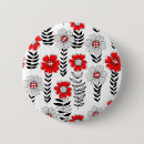 Search for red daisy badges Black
