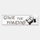 Search for panda bumper stickers Animals