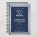 Search for navy silver anniversary invitations Elegant