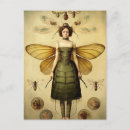 Search for retro lady postcards Ai generated