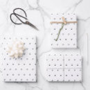 Search for polka dot wrapping paper Black and white