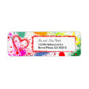 Search for splatter return address labels Paint