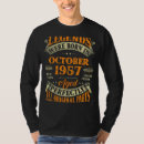 Search for october birthday tshirts 1957