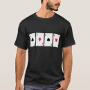 Search for 4 aces tshirts Poker