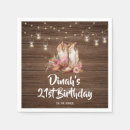 Search for western napkins Cowgirl birthday