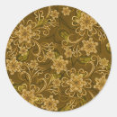 Search for golden background stickers Floral