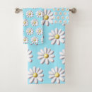 Search for daisy bath towels 60s