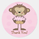 Search for monkey thank you stickers Birthday