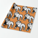Search for bulldog wrapping paper Happy birthday