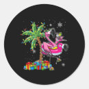 Search for funny flamingo stickers Christmas tree