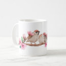 Search for spring birds mugs Watercolor