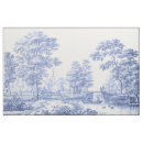 Search for blue toile fabric Countryside