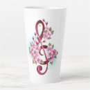 Search for pink music note mugs Treble clef