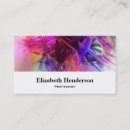 Search for fractals business cards Purple