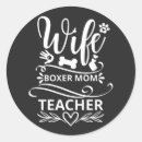 Search for boxer mom stickers Mum