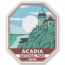 Search for maine lighthouse stickers Acadia national park