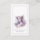 Search for fantasy business cards Writer