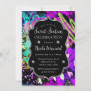 Search for abstract sweet 16 invitations Black