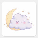 Search for kawaii cloud stickers Moon