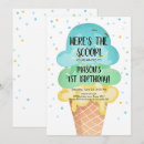 Search for cone birthday invitations Ice cream