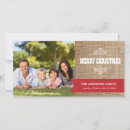 Search for burlap christmas cards Vintage