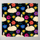 Search for vintage swan art Pattern