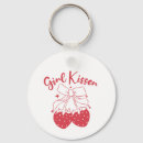 Search for cute strawberry key rings Red