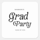 Search for retro graduation stickers Grad party
