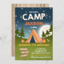 Search for bonfire invitations Camping party