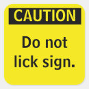 Search for funny caution sign stickers Joke