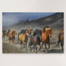 Search for wild horse puzzles Mountains