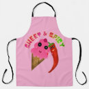 Search for hot and spicy food aprons Funny
