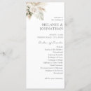 Search for boho wedding programs Ceremony