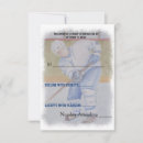 Search for hockey player invitations Blue and white